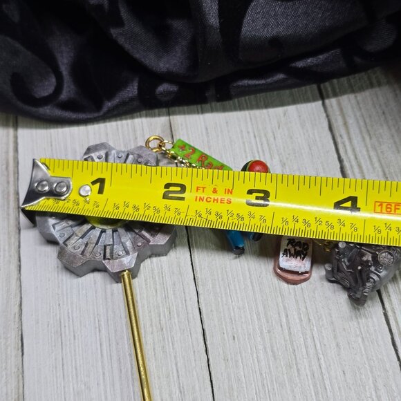 Handmade Fallout Vault 101 Inspired Hair Stick Multiple Charms 7.5" Geek-Chic - Picture 9 of 10